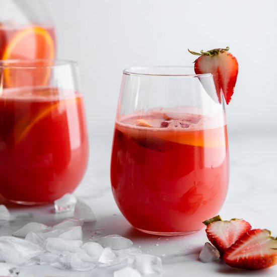 Watermelon Sangria - Recipe photo by foodfaithfitness