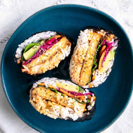 Onigirazu (Sushi Sandwich) - Recipe photo by The Green Creator
