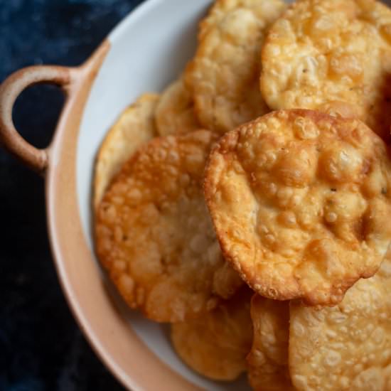 Papdi - Recipe photo by tiffinandteaofficial