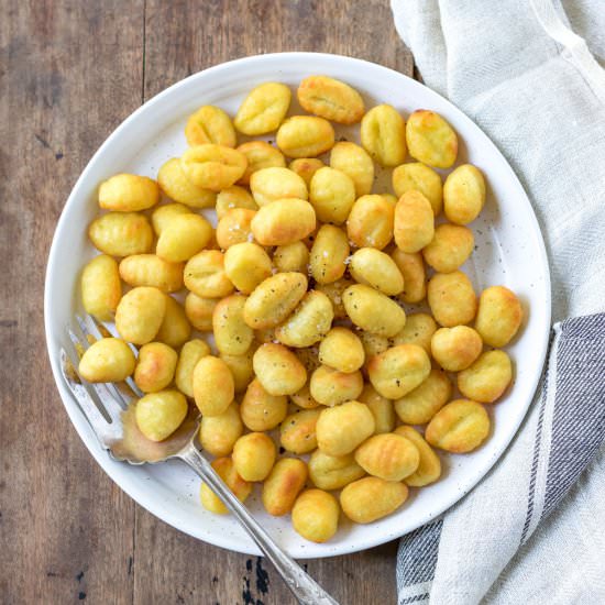 Air Fryer Gnocchi - Recipe photo by veggie desserts