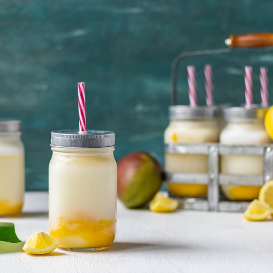 Creamy Mango Lemonade - Recipe photo by Entirely Elizabeth