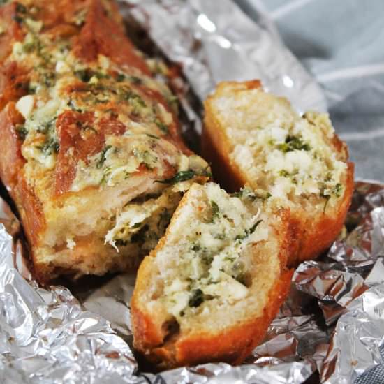 Garlic bread - Recipe photo by hornoMX