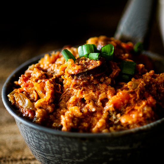 Amazing Slow Cooker Jambalaya - Recipe photo by Chicken Fried Kitchen