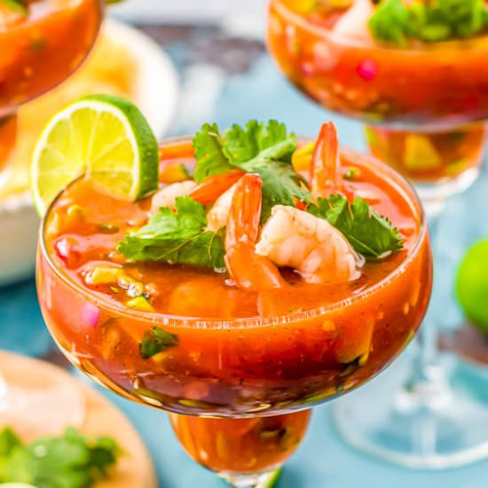 Mexican Shrimp Cocktail - Recipe photo by Flavor Mosaic