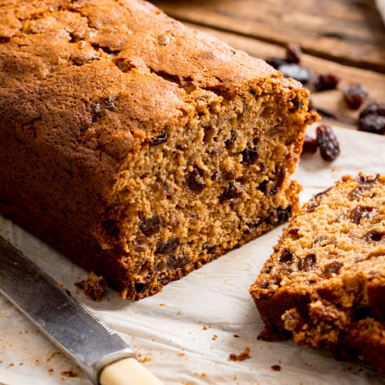 Fruity Tea Loaf - Recipe photo by KitchenSanctuary