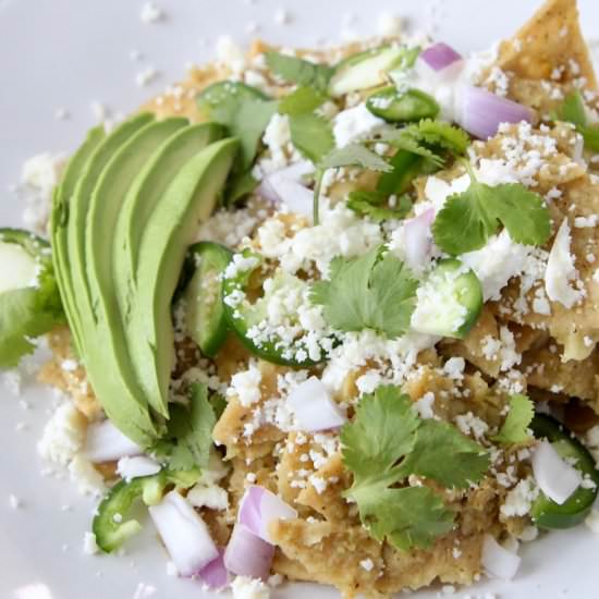 Chilaquiles Verdes - Recipe photo by Whitney Bond