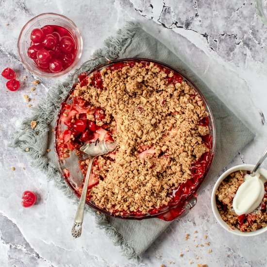 Cherry Apple Crisp - Recipe photo by Chopnotch
