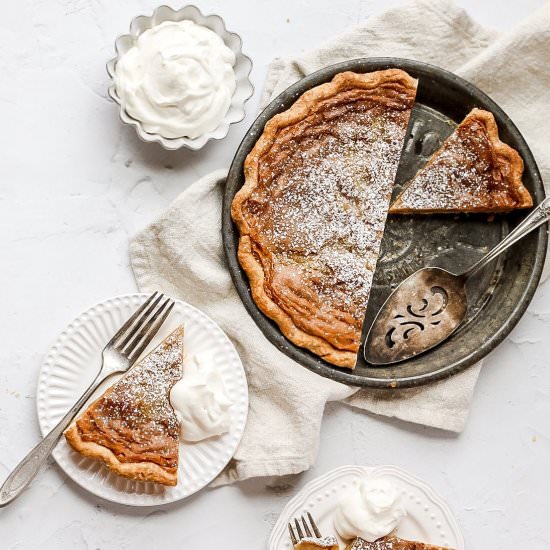 Brown Butter Bourbon Chess Pie - Recipe photo by barleyandsage