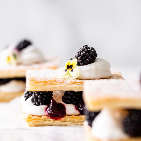 Berry Mille-feuille / Napoleon - Recipe photo by poshlittledesigns