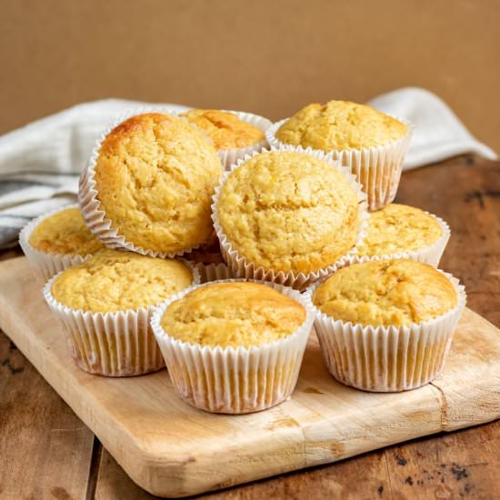 Mango Muffins - Recipe photo by veggie desserts