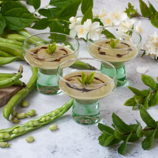 CREMA DE HABAS CON MENTA - Recipe photo by JUEGODESABORES