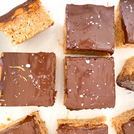 Sea Salt Scotcheroos - Recipe photo by Nictastingspoon