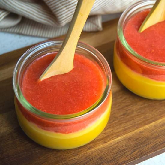 Easy Strawberry Purée - Recipe photo by inthekitchnet