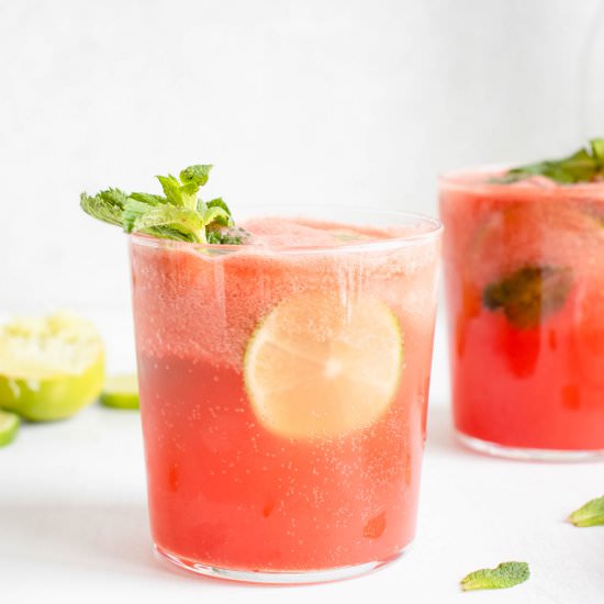 Paleo Watermelon Mojito Mocktail - Recipe photo by healmedelicious