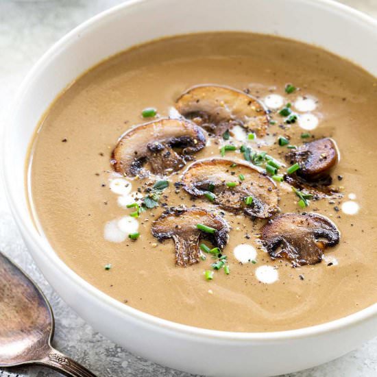 Mushroom Soup - Recipe photo by Jessica Gavin