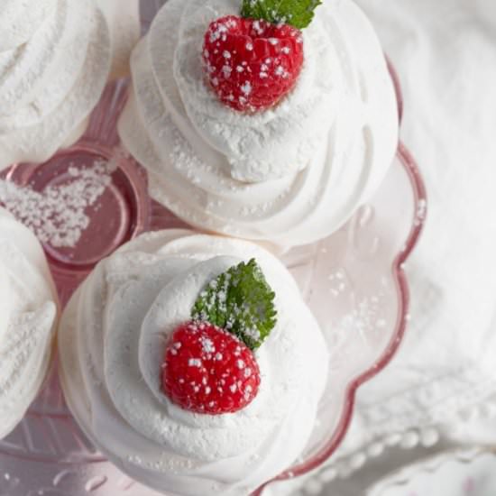 Individual Lemon Pavlovas - Recipe photo by noshingwiththenolands