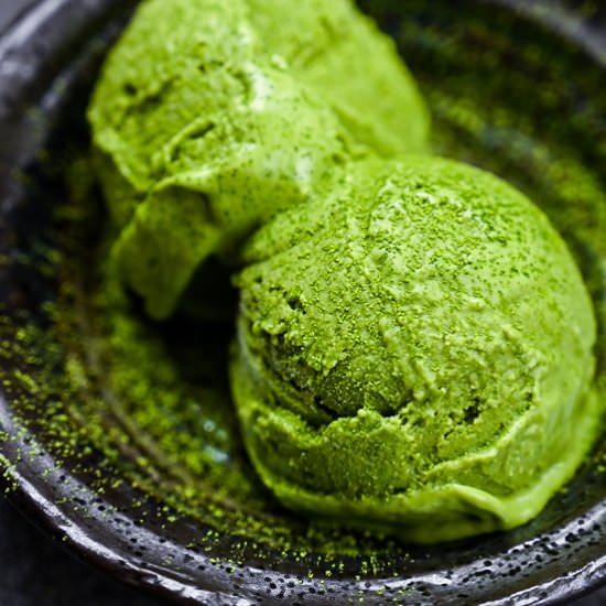 Matcha Green Tea Ice Cream - Recipe photo by Sudachi Recipes