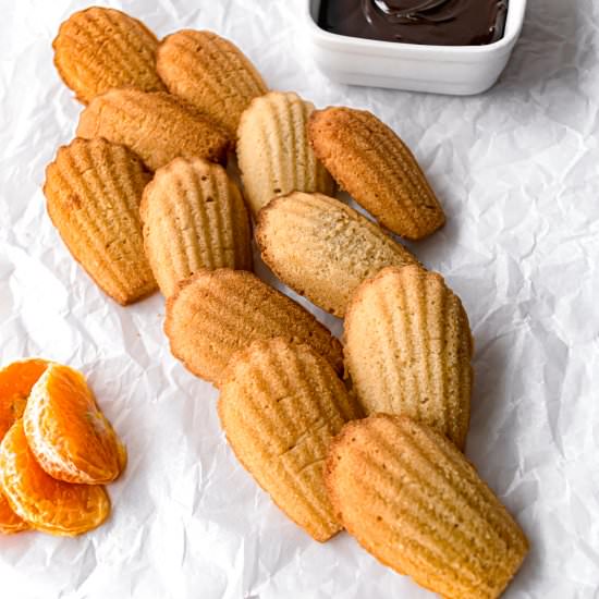 Chocolate Orange Madeleines - Recipe photo by Shambhavi-ThatBakeBlog