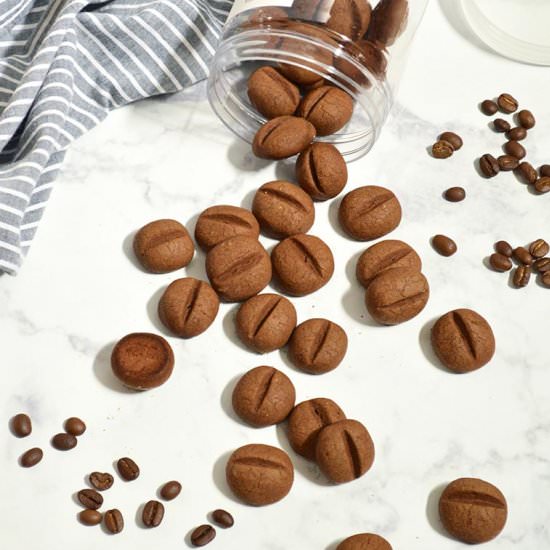 Coffee Bean Cookies - Recipe photo by Jaja Bakes