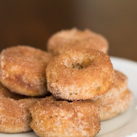Baked Cinnamon Sugar Donuts - Recipe photo by kendrastreats