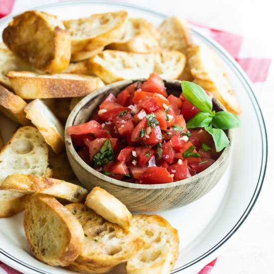 Bruschetta - Recipe photo by culinaryhill