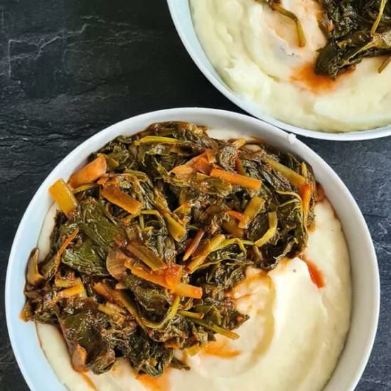 Collard Greens Stew - Recipe photo by gourmandelle
