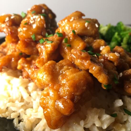 Trader Joe’s Orange Chicken Air Fry - Recipe photo by summeryule.com