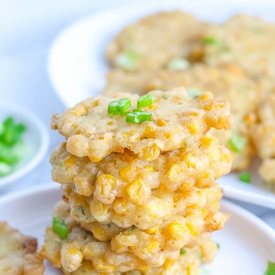 Easy Corn Fritters - Recipe photo by Kathryns.kitchen.blog