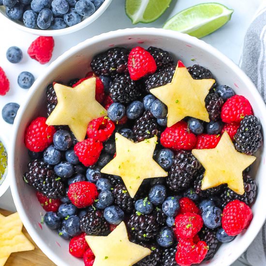Berry Fruit Salad - Recipe photo by Kathryns.kitchen.blog