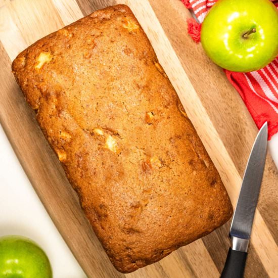 Vegan Apple Cinnamon Bread - Recipe photo by danceswithknives