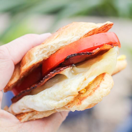 Croissant Breakfast Sandwiches - Recipe photo by EricasRecipes