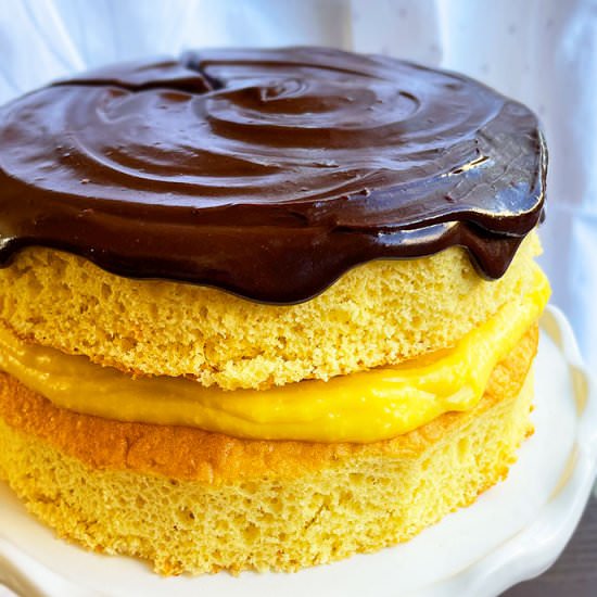Boston Cream Pie - Recipe photo by Cakewhiz