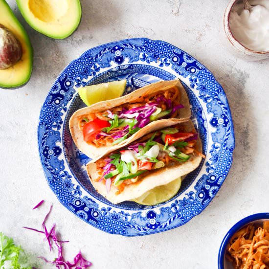 Pulled Mushroom Tacos - Recipe photo by Made By Mandy