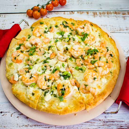 Shrimp Scampi Pizza - Recipe photo by cookwhatyoulove