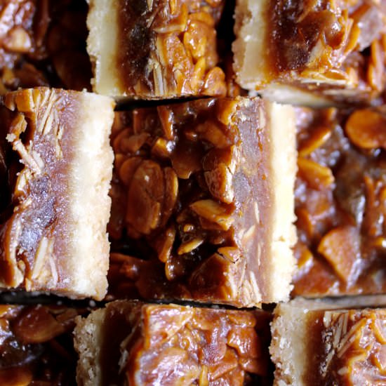 Honey florentine shortbreads - Recipe photo by wildreverie_byamanda