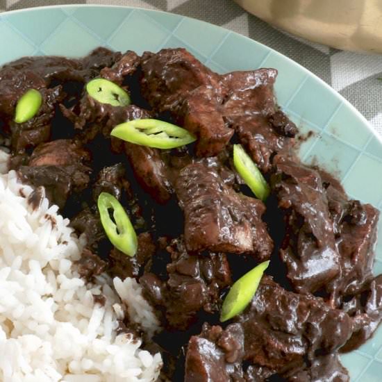 DINUGUAN RECIPE - Recipe photo by foxy folksy