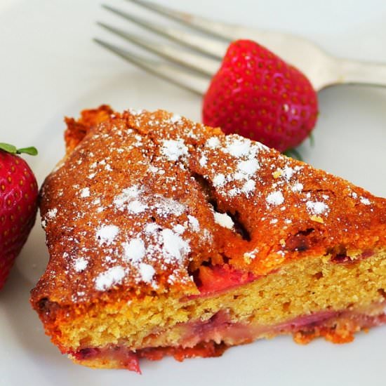 Summery strawberry cake - Recipe photo by Wellmamma