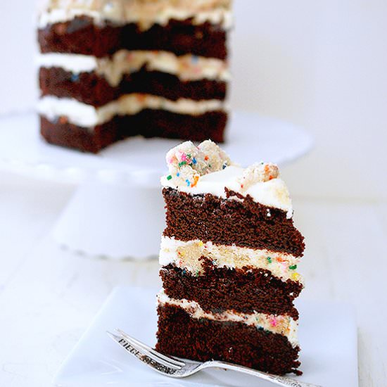 Milk Bar chocolate birthday cake - Recipe photo by evabakes