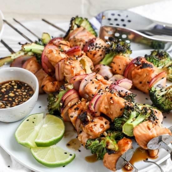 Teriyaki Salmon Kabobs - Recipe photo by jennyrawn