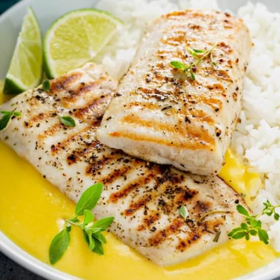 Grilled Mahi Mahi - Recipe photo by Lemon blossoms