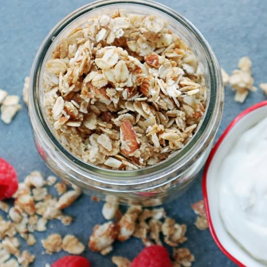 Almond Coconut Granola - Recipe photo by hollishomestead