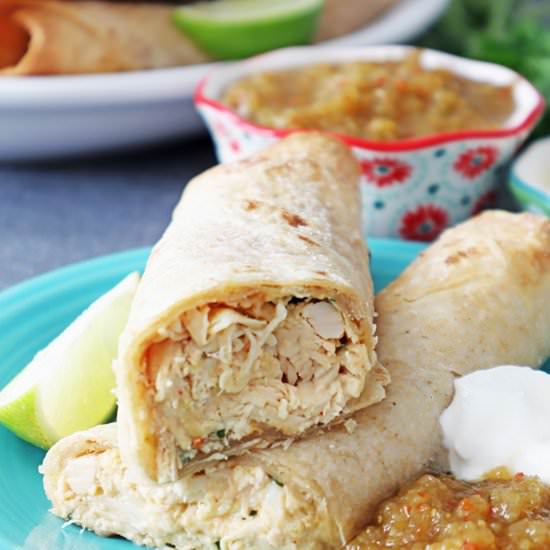Air Fried Chicken Flautas - Recipe photo by hollishomestead