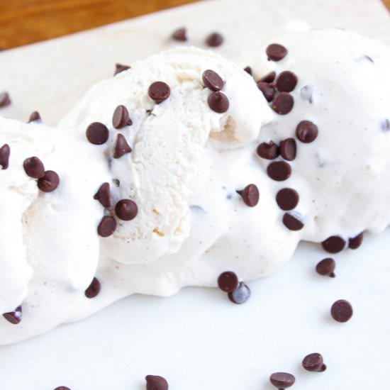 Keto Cannoli Ice Cream - Recipe photo by LowCarb Abode