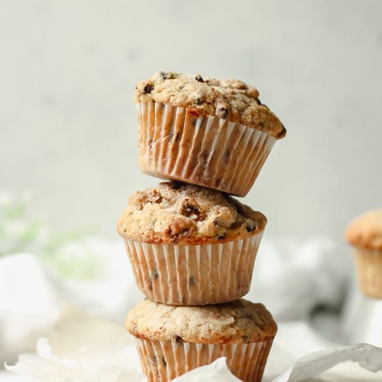 Strawberry Chocolate Chip Muffins - Recipe photo by Butternut Lane