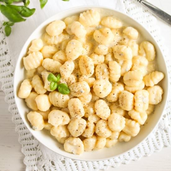 Simple Gnocchi Gorgonzola - Recipe photo by the fast recipe