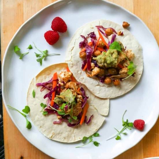 Chickpea Tacos - Recipe photo by Eatingworksnj