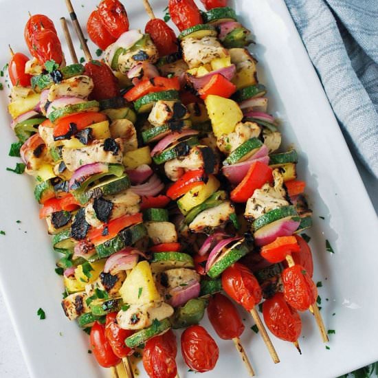 Grilled Honey Chicken Kabobs - Recipe photo by AmeesSavoryDish