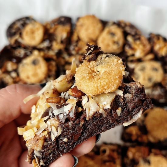 Magic Brownie Bars - Recipe photo by HungryBlonde