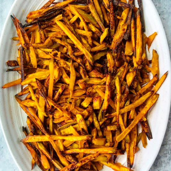 Oven-Baked Kabocha Squash Fries - Recipe photo by ashleyrothstein