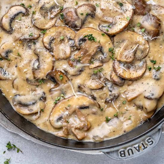 CREAMY SAUTEED MUSHROOM - Recipe photo by healthyfitnessmeals